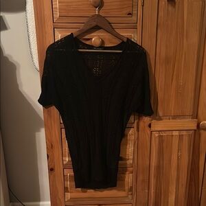 Elegant Black Lace Top